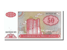 Billet, Azerbaïdjan, 50 Manat, 1993, NEUF
