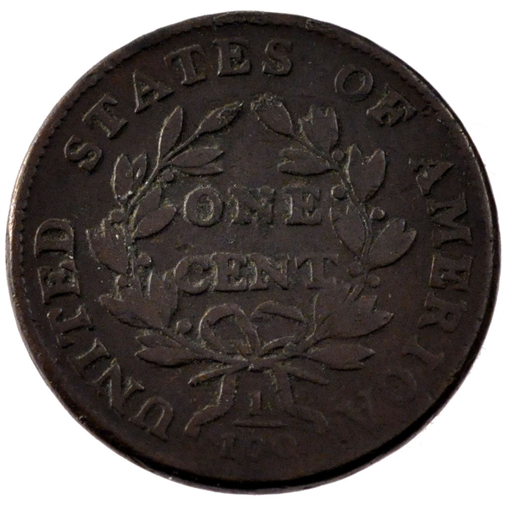 UNITED STATES, Draped Bust Cent, Cent, 1802, U.S. Mint, KM #22, VF(20-25),...