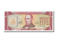 Banconote, Liberia, 5 Dollars, 2009, FDS