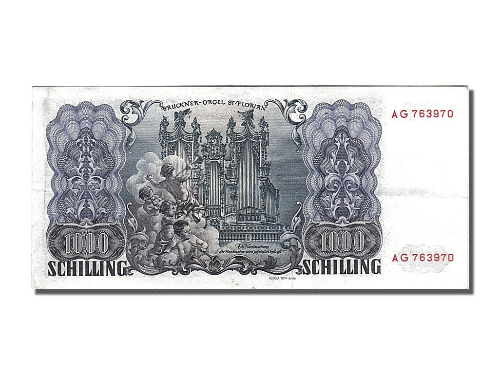 Austria, 1000 Schilling, 1954, KM #135a, 1954-01-02, AU(55-58), AG763970