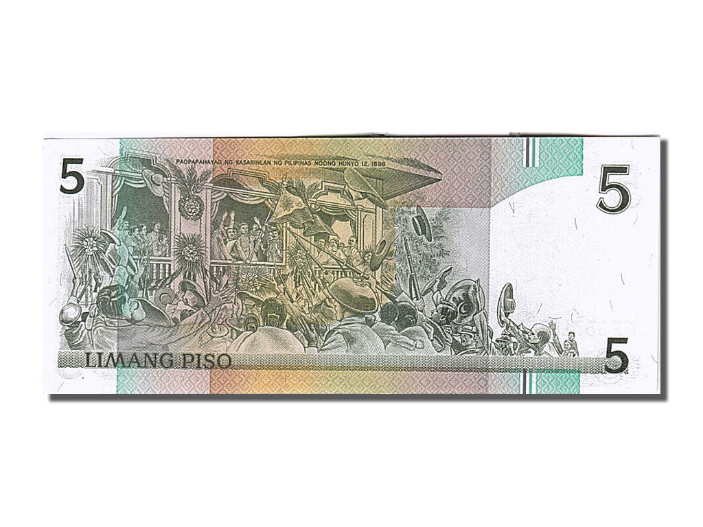 Geldschein, Philippinen, 5 Piso, 1985, UNZ