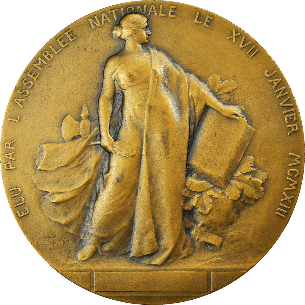 Francia, medaglia, Les Présidents de la République, Raymond Poincaré