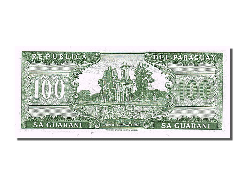 Banknote, Paraguay, 100 Guaranies, 1952, UNC(65-70)