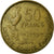Moneta, Francia, Guiraud, 50 Francs, 1950, MB, Alluminio-bronzo, Gadoury:880