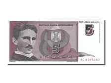 Yugoslavia, 5 Novih Dinara, 1994, KM #148, 1994-03-03, UNC(65-70), AC8345383