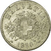 Coin, Switzerland, 20 Rappen, 1850, Strasbourg, MS(60-62), Billon, KM:7