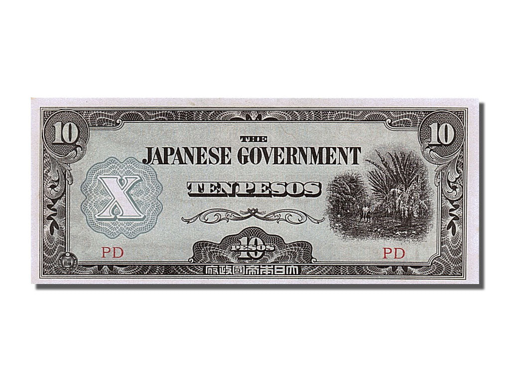 Geldschein, Philippinen, 10 Pesos, 1942, UNZ