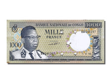 Congo Democratic Republic, 1000 Francs, 1964, KM #8a, 1964-08-01, AU(55-58),...