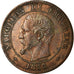 Moneda, Francia, Napoleon III, Napoléon III, 2 Centimes, 1853, Lille, MBC