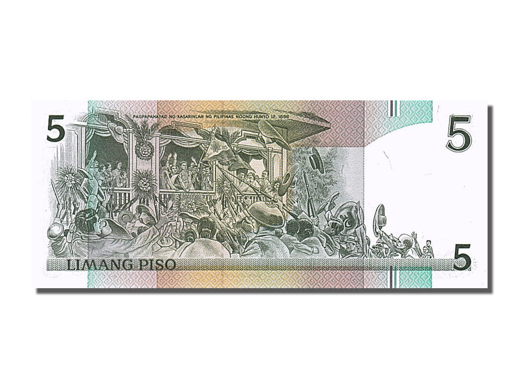 Geldschein, Philippinen, 5 Piso, 1995, UNZ