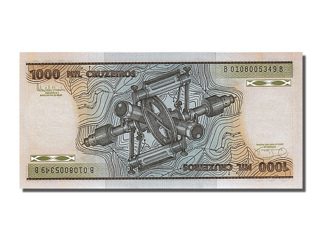 Brazil, 1000 Cruzeiros, 1986, KM #201d, UNC(65-70), B0108005349B