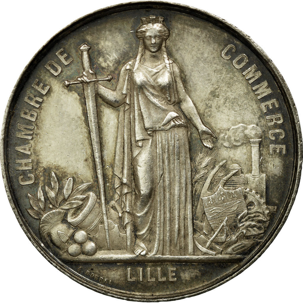 France, Token, Chamber of Commerce, AU(55-58), Silver