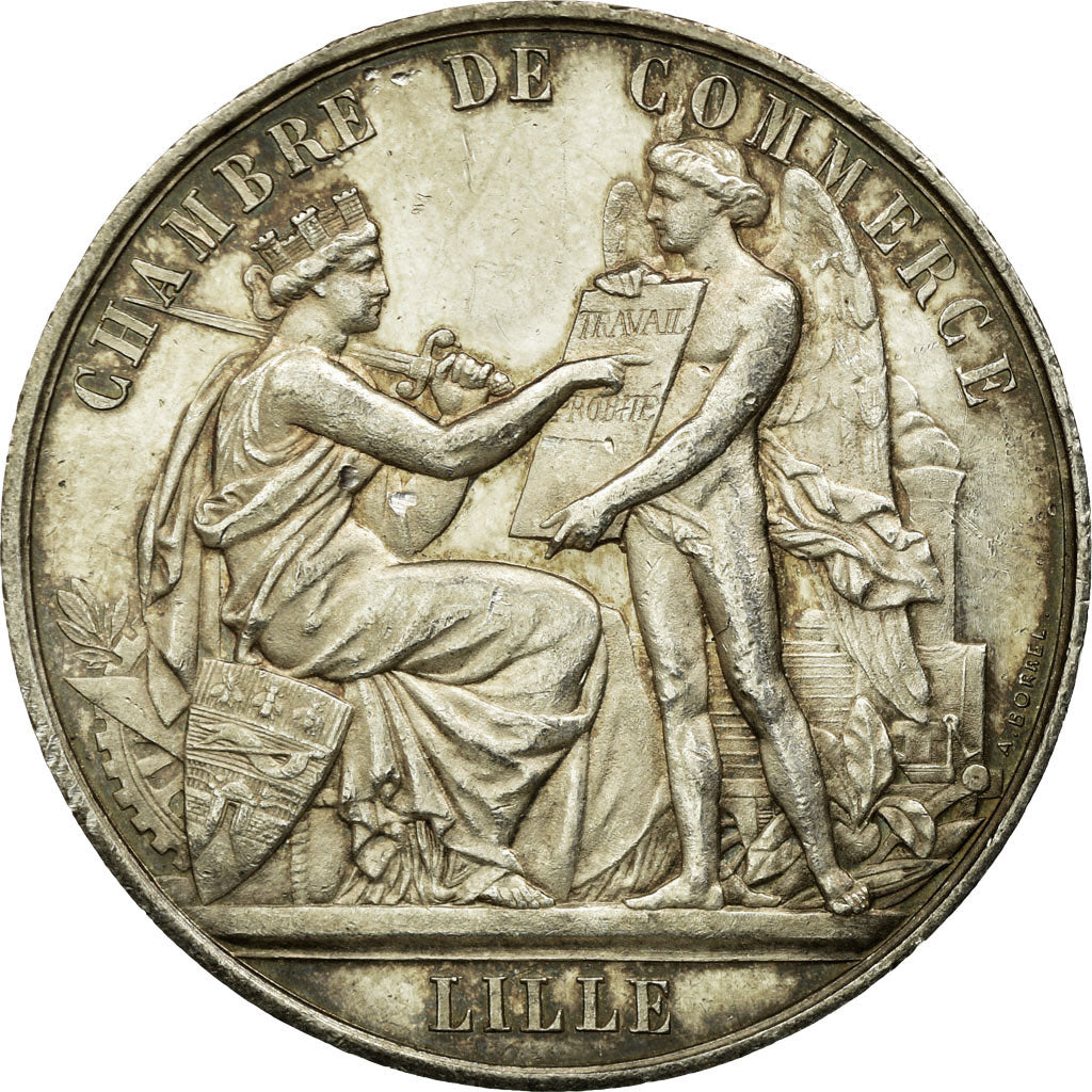 France, Token, Chamber of Commerce, AU(55-58), Silver