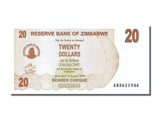 Banknote, Zimbabwe, 20 Dollars, 2006, 2006-08-01, UNC(65-70)