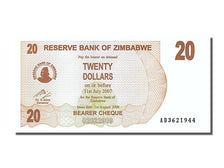 Banknote, Zimbabwe, 20 Dollars, 2006, 2006-08-01, UNC(65-70)