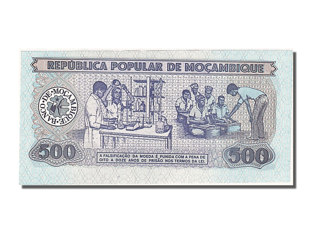 Mozambique, 500 Meticais, type Président 1983-1988