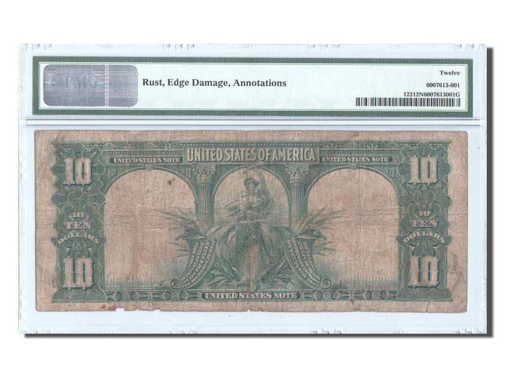 Banknote, United States, Ten Dollars, 1901, 1901, KM:388, graded, PMG