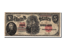 Stati Uniti, Five Dollars, 1907, MB