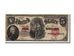 Stati Uniti, Five Dollars, 1907, MB