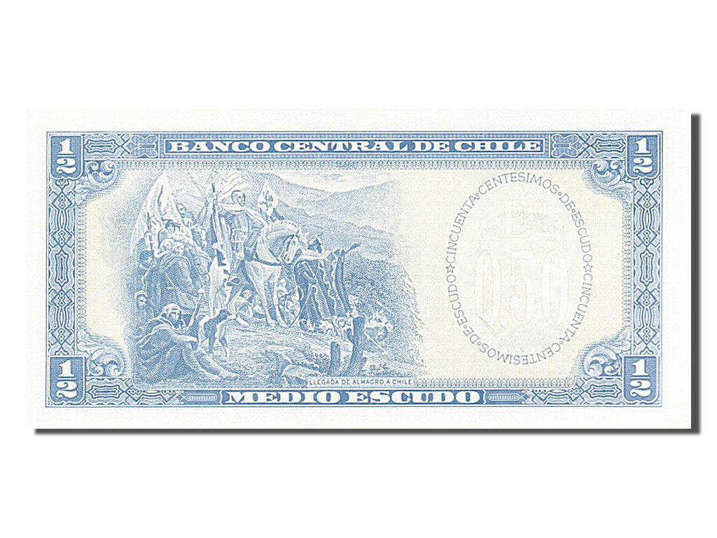 Banknote, Chile, 1/2 Escudo, 1962, UNC(65-70)
