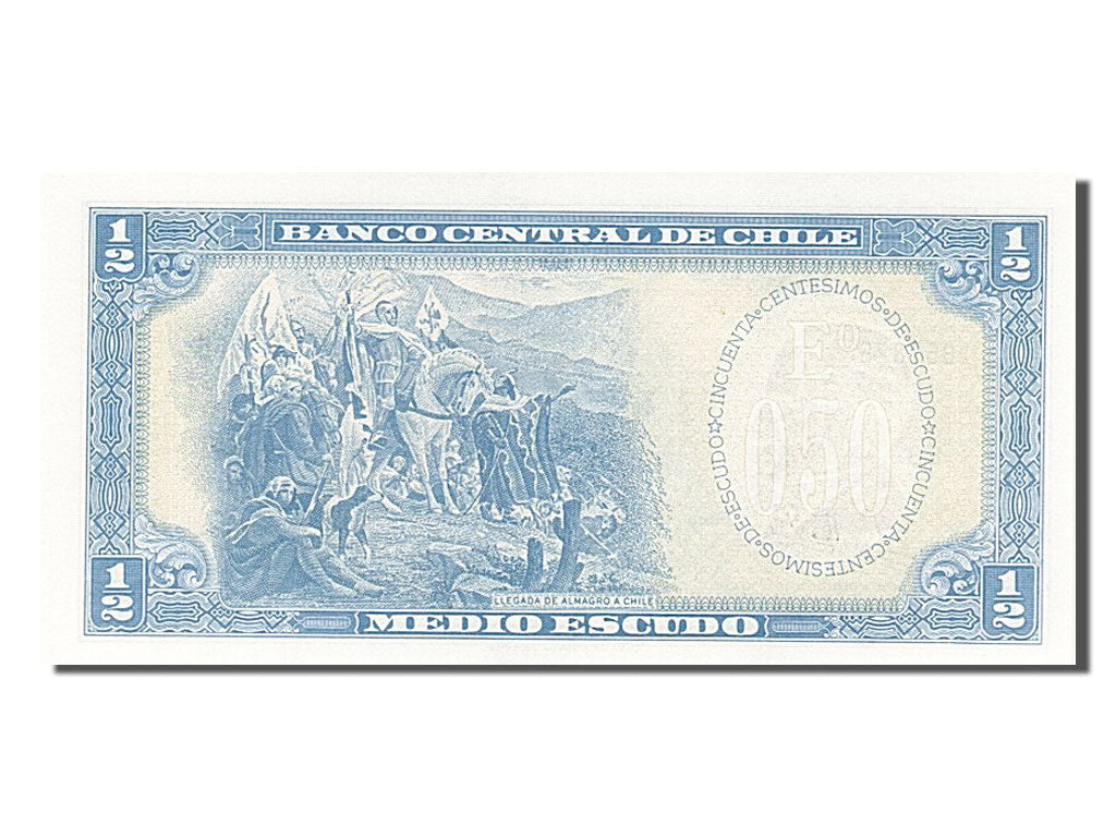 Geldschein, Chile, 1/2 Escudo, 1962, UNZ