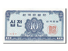 Banknote, South Korea, 10 Jeon, 1962, UNC(65-70)