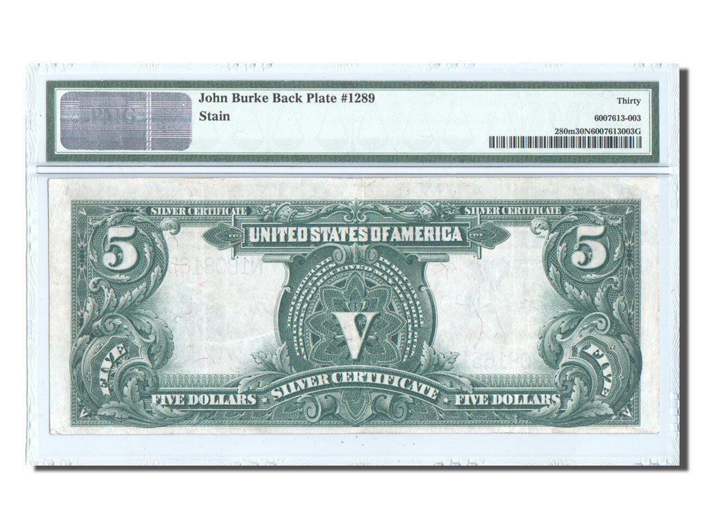 Banconote, Stati Uniti, Five Dollars, 1899, KM:250, 1899, graded, PMG