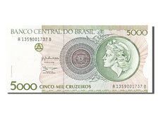 Biljet, Brazilië, 5000 Cruzeiros, 1990, NIEUW