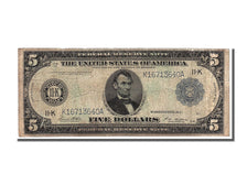 États-Unis, Five Dollars, Lincoln, TB