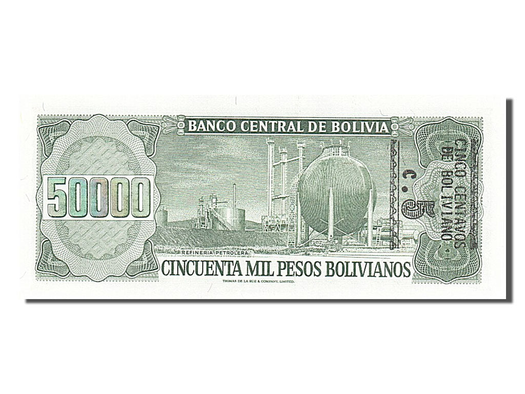 Banknote, Bolivia, 50,000 Pesos Bolivianos, 1984, 1984-06-05, UNC(65-70)