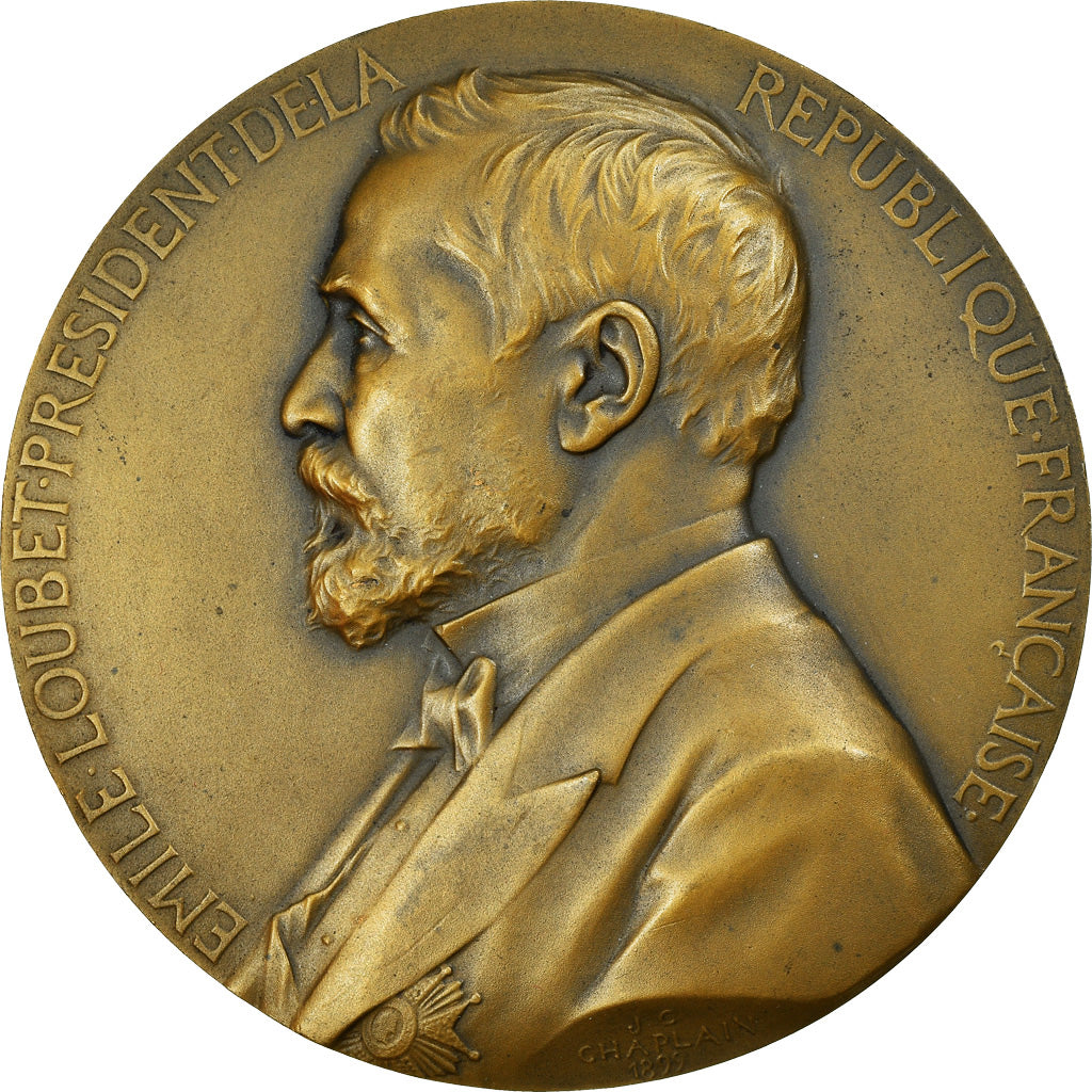 France, Médaille, Emile Loubet, Président de la République Française