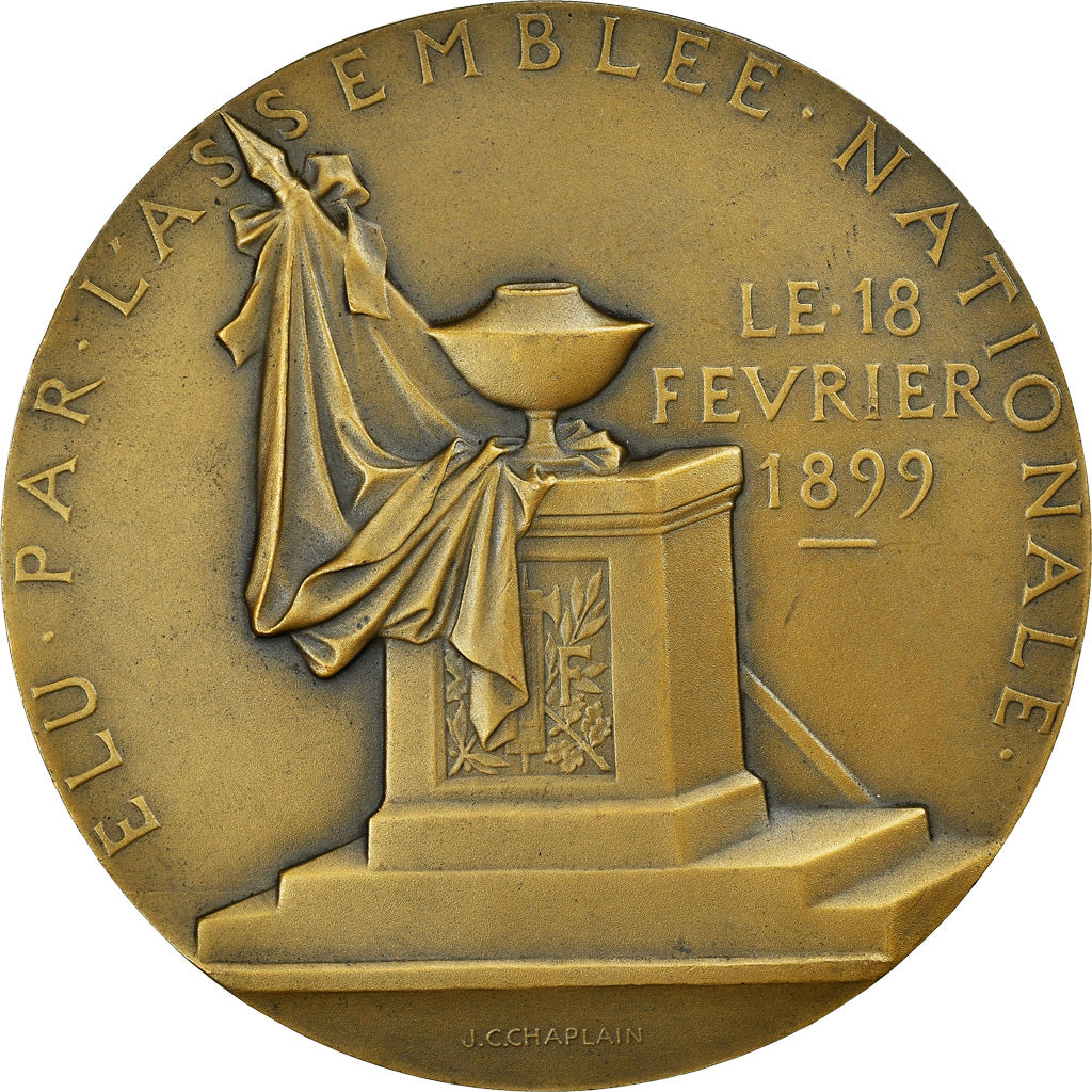 France, Médaille, Emile Loubet, Président de la République Française