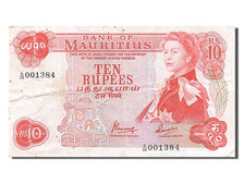 Banknot, Mauritius, 10 Rupees, 1967, VF(30-35)