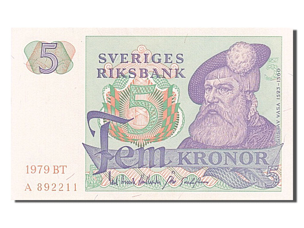 Svezia, 5 Kronor, 1979, SPL
