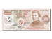 Uruguay, 5 Nuevos Pesos on 5000 Pesos, 1975, KM #57, UNC(63), 07048096A