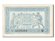 France, 50 Centimes, 1917-1919 Army Treasury, 1919, KM #M4, UNC(60-62), W,...