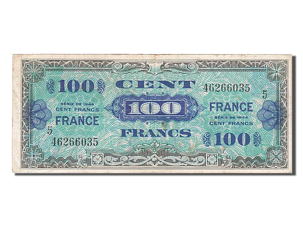 100 Francs, type Verso France