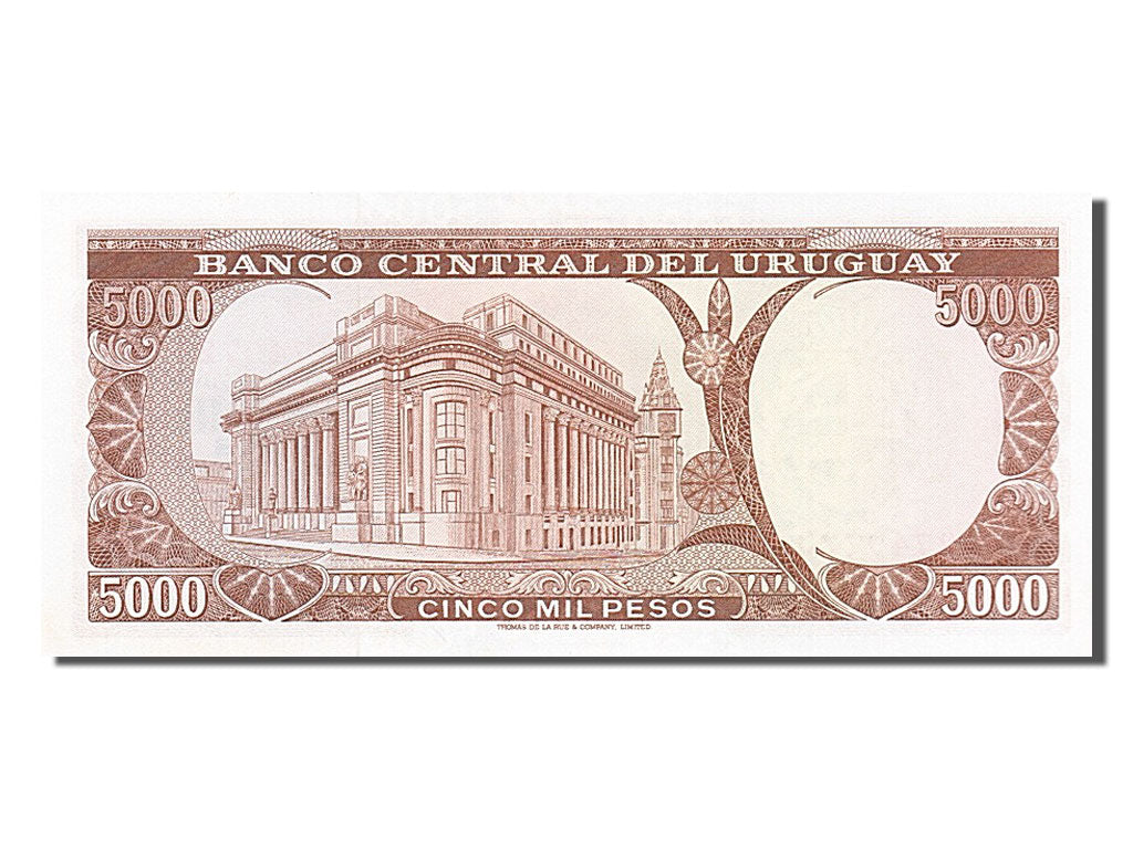 Uruguay, 5000 Pesos, 1967, KM #50b, UNC(63), 2749720