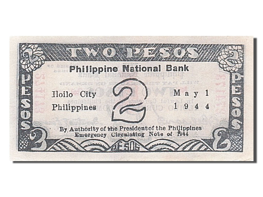 Philippines, 2 Pesos, 1944, KM #S340a, 1944-05-01, EF(40-45), 274173