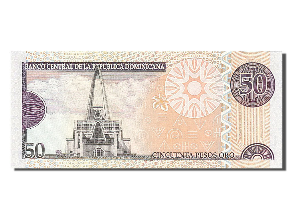 Banknote, Dominican Republic, 50 Pesos Oro, 2008, UNC(65-70)