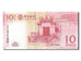 Banknote, Macau, 10 Patacas, 2008, 2008-08-08, UNC(65-70)