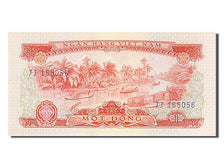 Geldschein, South Viet Nam, 1 D<ox>ng, 1966, UNZ