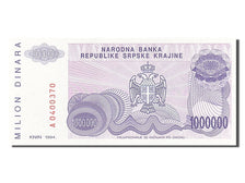 Geldschein, Kroatien, 1 Million Dinara, 1994, UNZ