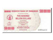 Zimbabwe, 500 Million Dollars, 2008, KM #60, 2008-05-02, UNC(65-70), AC 5936212