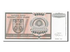 Banknote, Croatia, 20 Million Dinara, 1993, UNC(65-70)