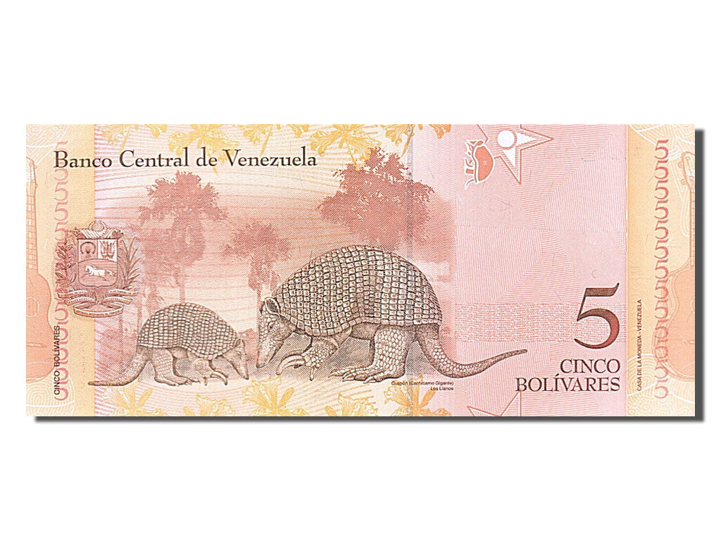 Venezuela, 5 Bolívares, 2007, KM #89a, 2007-03-20, UNC(65-70), C 12657853