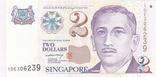 Banknote, Singapore, 2 Dollars, 1999, UNC(65-70)