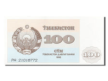 Geldschein, Uzbekistan, 100 Sum, 1992, UNZ