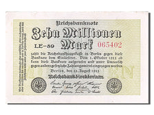 Banknote, Germany, 10 Millionen Mark, 1923, 1923-08-01, AU(55-58)