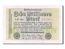 Banknote, Germany, 10 Millionen Mark, 1923, 1923-08-22, AU(55-58)